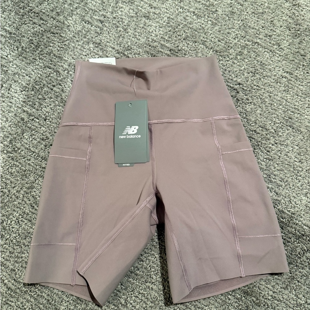 New Balance Women's Dusty Purple Bike Shorts
